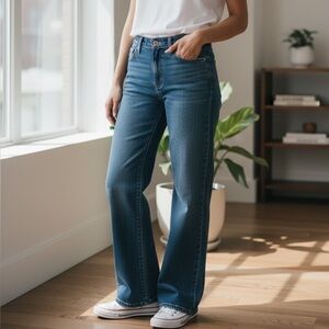 Judy Blue 90s Straight Fit Jeans in Classic Blue Wash Size 5/27